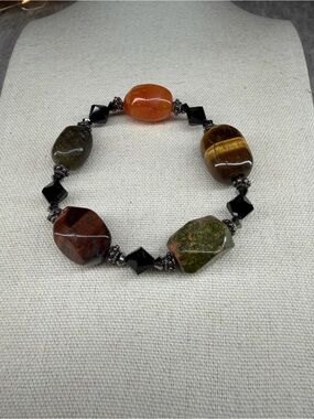 Stone Crystal Stretch Bracelet